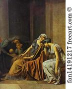 Oath Art Print - The Oath Of Horatii. Detail