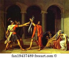 Oath Art Print - The Oath Of Horatii