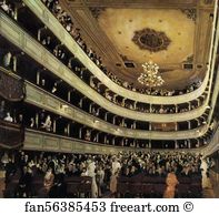1888 89 Art Print - The Old Burgtheater