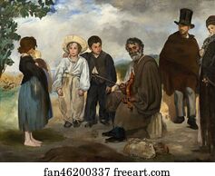 The Old Musician Art Print - The Old Musician