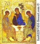114 Art Print - The Old Testament Trinity
