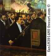 Orchestra Art Print - The Orchestra At The Opera House