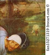 Capodimonte Art Print - The Parable Of The Blind. Detail