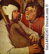 The Peasant Dance Art Print - The Peasant Dance. Detail