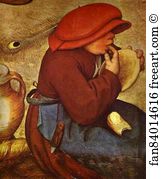 The Peasant Wedding Detail Art Print - The Peasant Wedding. Detail