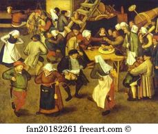 The Peasant Wedding Art Print - The Peasant Wedding