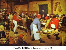 Wedding Art Print - The Peasant Wedding