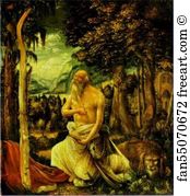 The Penitence Of St Jerome Art Print - The Penitence Of St. Jerome