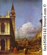 Piazzetta Art Print - The Piazzetta: Looking North