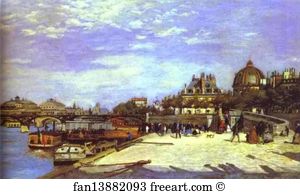 Los Angeles Art Print - The Pont Des Arts, Paris