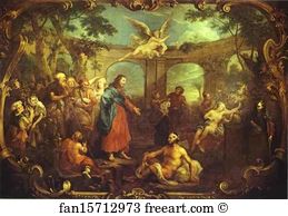1736 Art Print - The Pool Of Bethesda