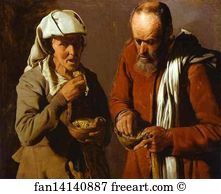 1622 25 Art Print - The Porridge Eaters
