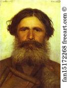 The Portrait Of A Peasant Art Print - The Portrait Of A Peasant