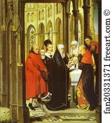 Han Art Print - The Presentation In The Temple