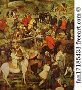 Calvary Art Print - The Procession To Calvary. Detail