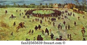 The Procession To Calvary Detail Art Print - The Procession To Calvary. Detail