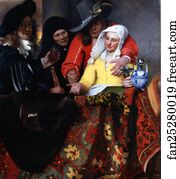 The Procuress Art Print - The Procuress