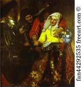 Oil On Canvas Alte Meister Gallerie Art Print - The Procuress