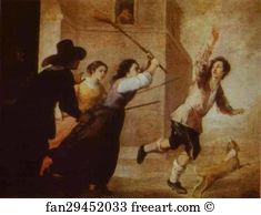 Driven Art Print - The Prodigal Son Driven Out