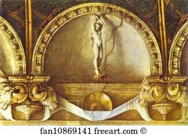 Juno Art Print - The Punishment Of Juno. View Of The Ceiling. Detail