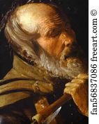 The Musicians Art Print - The Quarrel Of The Musicians. Detail