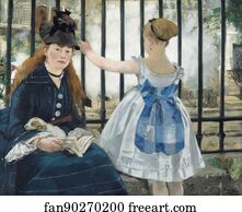 Manet Art Print - The Railway