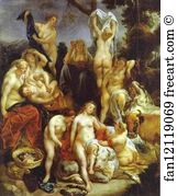 Europa Art Print - The Rape Of Europa. Detail