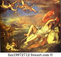 Europe Art Print - The Rape Of Europe