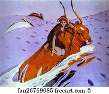 Europe Art Print - The Rape Of Europe