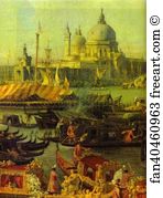 Reception Art Print - The Reception Of The French Ambassador In Venice. Detail