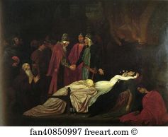 Agnes Art Print - The Reconciliation Of The Montagues And Capulets Over The Dead Bodies Of Romeo And Juliet