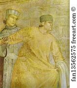 Worldly Art Print - The Renunciation Of Worldly Goods. Detail