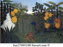 Lion Art Print - The Repast Of The Lion