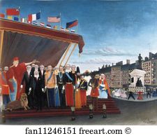 161 Art Print - The Representatives Of Foreign Powers Coming To Greet The Republic As A Sign Of Peace