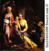 The Rest On The Flight Into Egypt Art Print - The Rest On The Flight Into Egypt