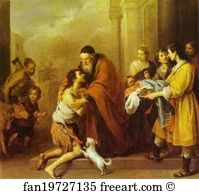 Bartolomé Esteban Murillo Art Print - The Return Of The Prodigal Son