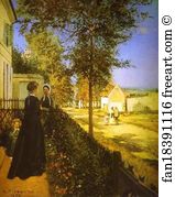 Zurich Art Print - The Road From Versailles At Louveciennes