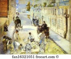 1878 Oil On Canvas Private Collection Art Print - The Road-Menders, Rue De Berne