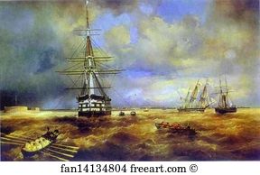 Kronstadt Art Print - The Roads At Kronstadt