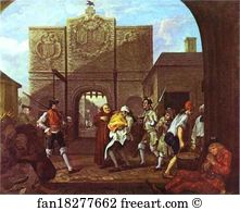 Beef Art Print - The Roast Beef Of Old England Or Calais Gate