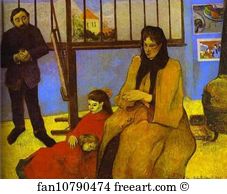 1889 Art Print - The Schuffenecker Family