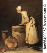 1738 Art Print - The Scullery Maid