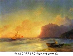 Feodosia Art Print - The Sea. Koktebel