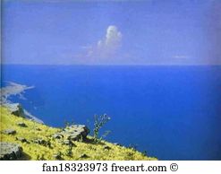 The Sea The Crimea Art Print - The Sea. The Crimea