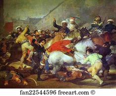 266 Art Print - The Second Of May, 1808 At The Puerta Del Sol