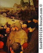 Sermon Art Print - The Sermon Of St. John The Baptist. Detail