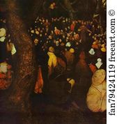 The Sermon Of St John The Baptist Art Print - The Sermon Of St. John The Baptist. Detail