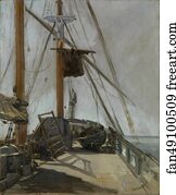 Ship Art Print - The Ship's Deck