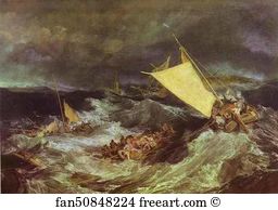 Shipwreck Art Print - The Shipwreck