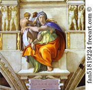 1512 Art Print - The Sibyl Of Delphi